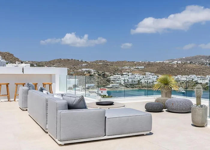 Villa Lilium Ii - Sanctuary Overlooking Psarou Bay Psarrou