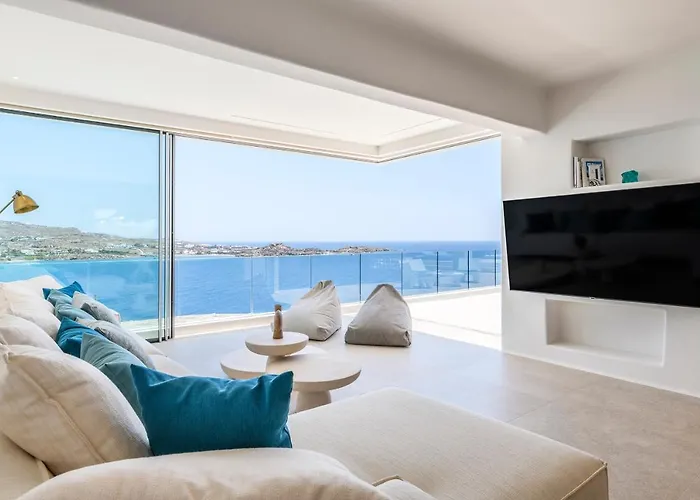 Lilium Ii - Sanctuary Overlooking Psarou Bay Villa