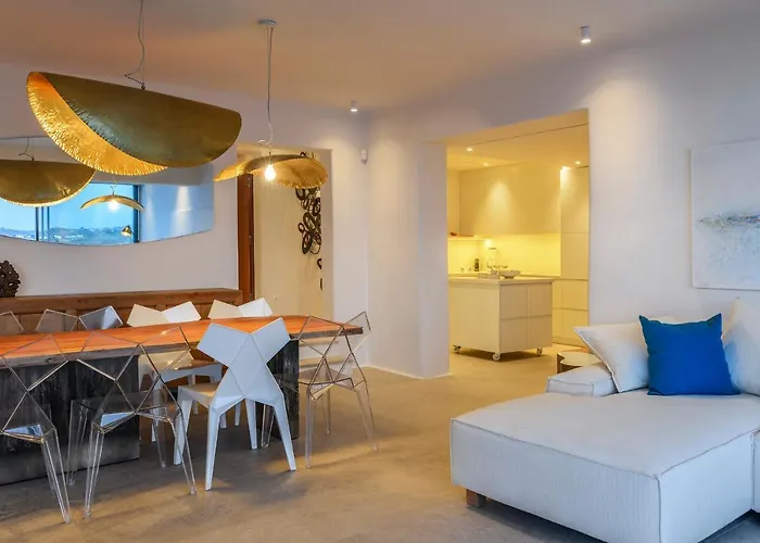 Lilium Ii - Sanctuary Overlooking Psarou Bay Willa